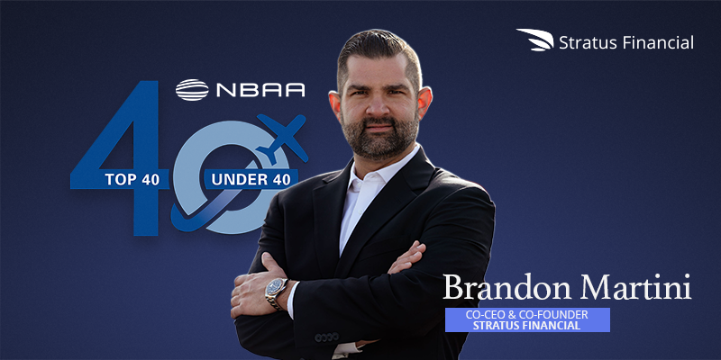 Brandon Martini Named to 2025 NBAA Business Aviation Top 40 Under 40